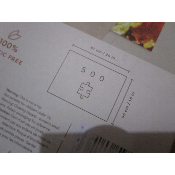 Luckies of London CALM CLUB Peace By Piece Fall Leaves Jigsaw Puzzle 500 Pieces - Picture 5 of 8